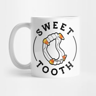 Halloween Candy Corn Fangs Sweet Tooth Mug